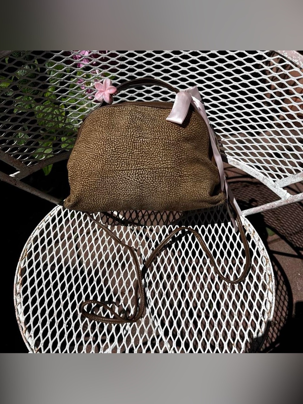 Vintage Suede Italian Bag
